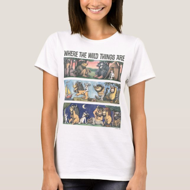 Camiseta Escenas de Where The Wild Things Are (Anverso)