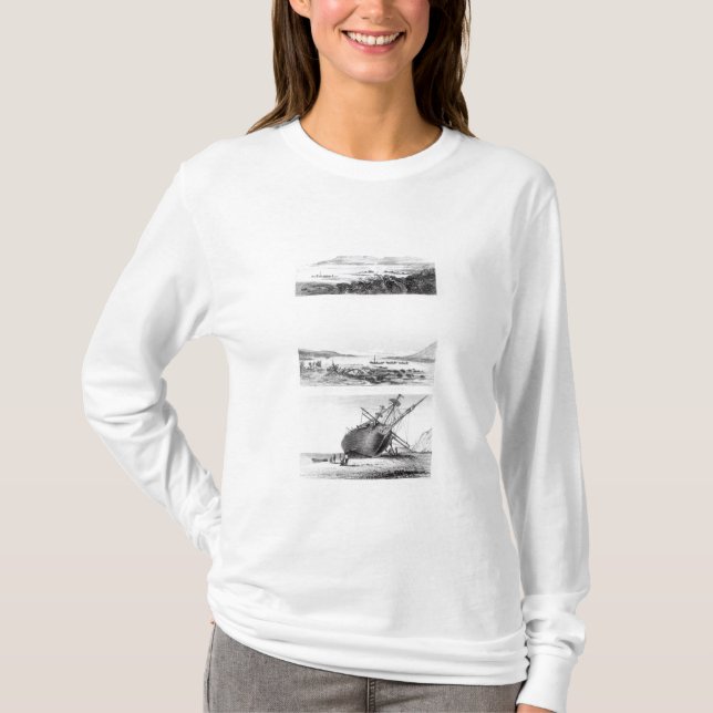 Camiseta Escenas del "beagle" que es reparado (Anverso)