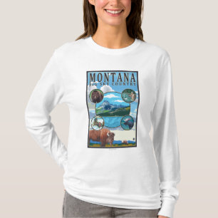 Camiseta Escenas del estado de Montana