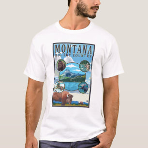 Camiseta Escenas del estado de Montana