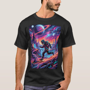 Camiseta Escenas del hombre en el espacio Vibración Vida ma
