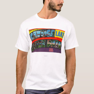 Camiseta Escenas grandes de la letra, saludos a partir del