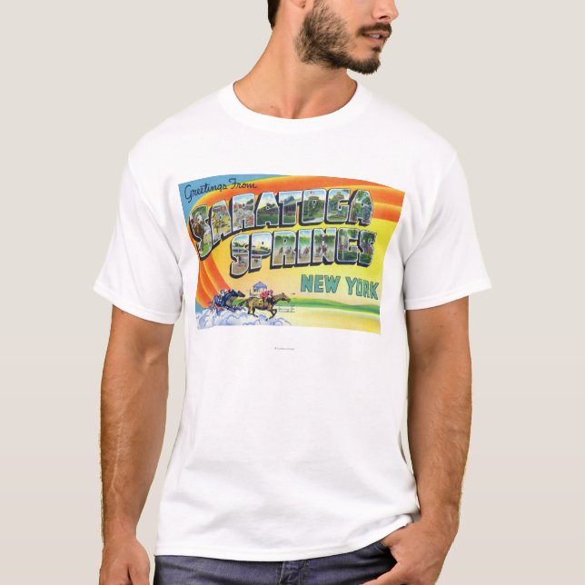Camiseta Escenas grandes de la letra - saludos de (Anverso)