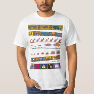 Camiseta Escenas tribales africanas del arte