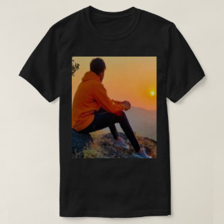 Camiseta Escénica de Montaña al Atardecer - Natura