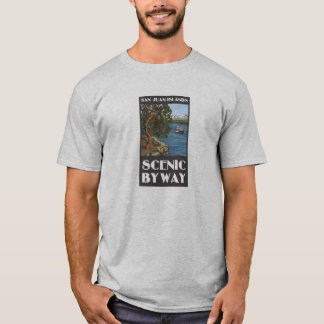 Camiseta escénica del camino apartado de las islas
