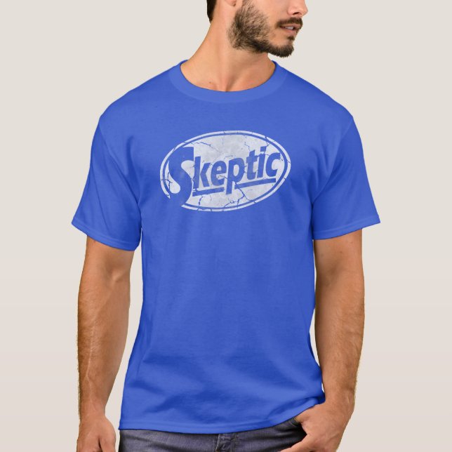 Camiseta ¡Escéptico! (Anverso)