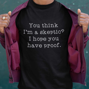 Camiseta Escéptico