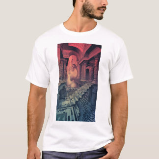 Camiseta Escher Art T-Shi de Escher Eco-Cromado de Jardín ú