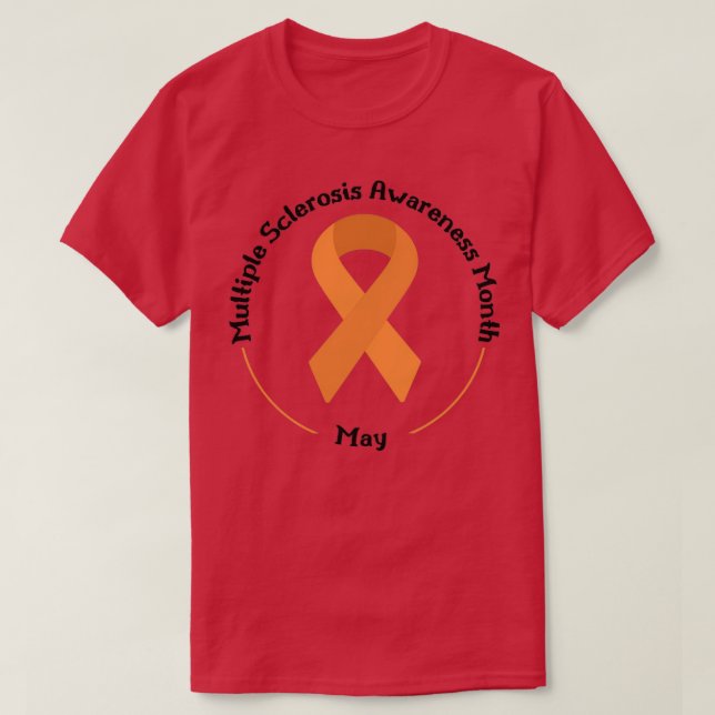 Camiseta Esclero Múltiple Blanco Conciencia Esclerosis Múlt (Diseño del anverso)