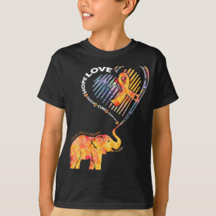 Camiseta Esclerosis Conciencia Fe Esperanza Apoyo al amor