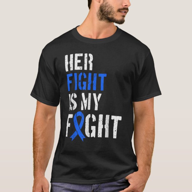 Camiseta Esclerosis lateral amiotrófica Cinta azul su lucha (Anverso)