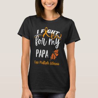 Camiseta Esclerosis Múltiple Conciencia Curar EM Mariposa