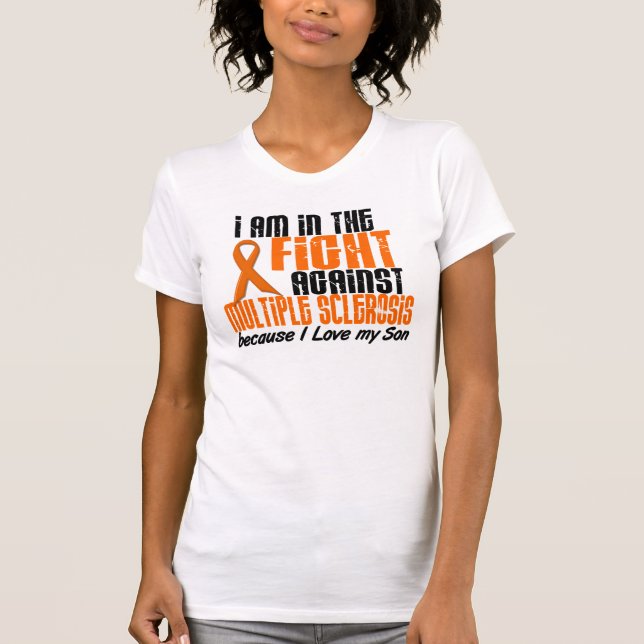 Camiseta Esclerosis múltiple del ms EN la LUCHA PARA MI (Anverso)