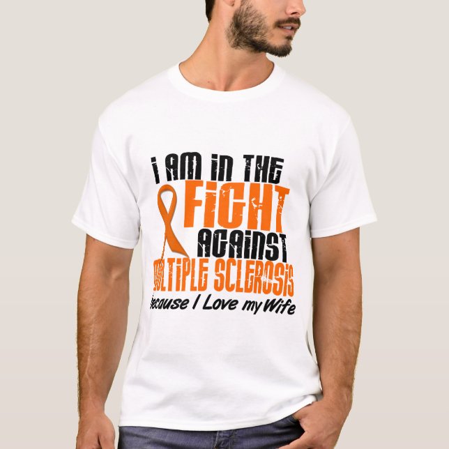 Camiseta Esclerosis múltiple del ms EN la LUCHA PARA MI (Anverso)