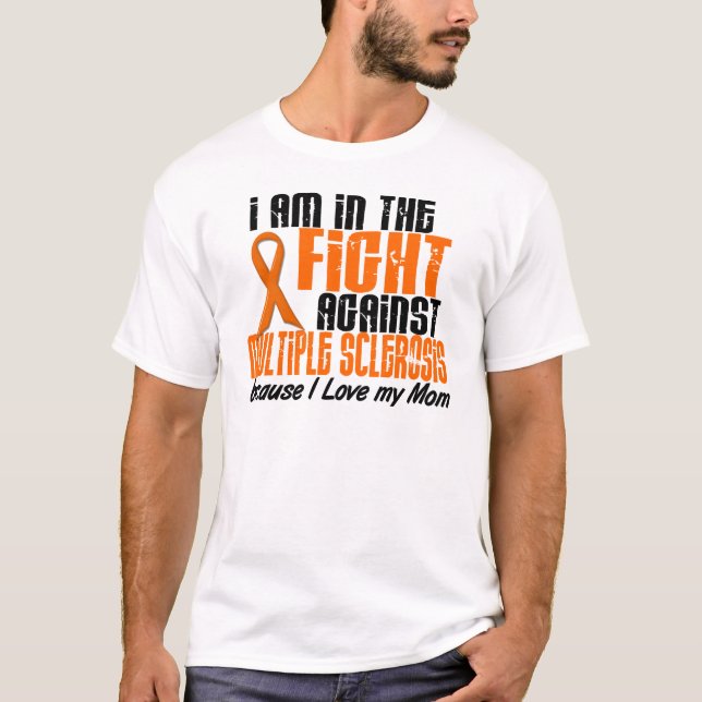 Camiseta Esclerosis múltiple del ms EN la LUCHA PARA MI (Anverso)