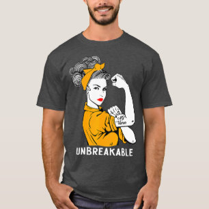 Camiseta Esclerosis múltiple inquebrantable de MS Warrior