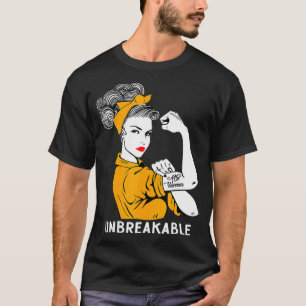 Camiseta Esclerosis múltiple inquebrantable de MS Warrior