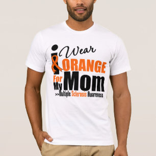 Camiseta Esclerosis múltiple llevo el naranja para mi mam