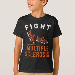Camiseta Esclerosis múltiple Ms Awareness Warrior Ribbon 1