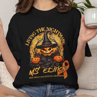 Camiseta Esclerosis Múltiple, regalo de cinta naranja de sp