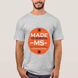 Camiseta esclerosis múltiple Sobreviviente Apoyo Conciencia
