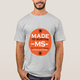 Camiseta esclerosis múltiple Sobreviviente Apoyo Conciencia