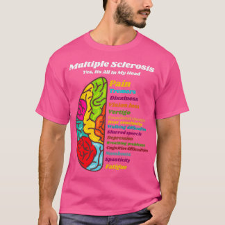 Camiseta Esclerosis MúltipleSí Todo Está En Mi Cabeza