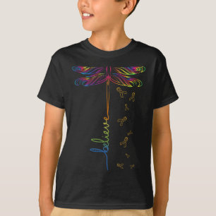 Camiseta Esclerosis Sensibilización Dragonfly Ribon