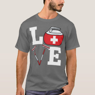 Camiseta Escoba de curling de Suiza Deportes de hielo Bande