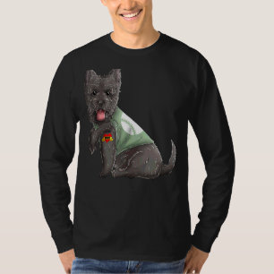 Camiseta Escocés más terrible que amo a mamá Tattoo Perro d