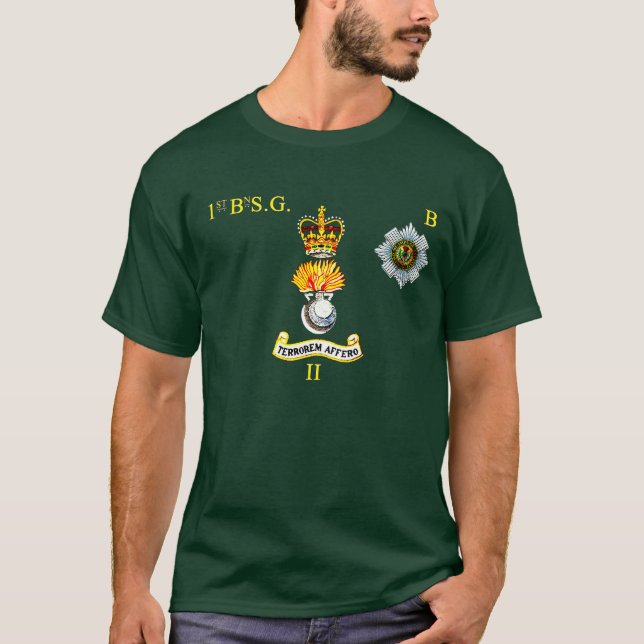 camiseta escocesa de la B-Compañía de los guardias (Anverso)