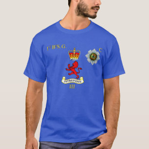 camiseta escocesa de la C-Compañía de los guardi