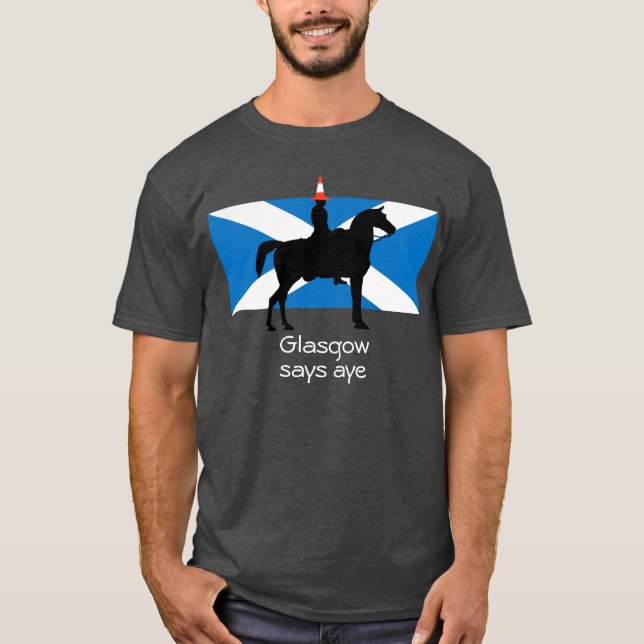 Camiseta escocesa de la independencia de Glasgow (Anverso)