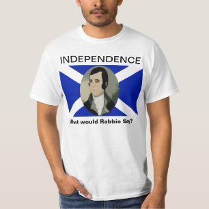 Camiseta escocesa de la independencia de Robert