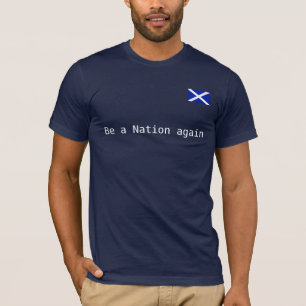 Camiseta escocesa de Saltire de la independencia