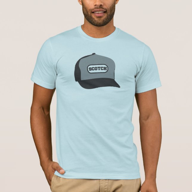 Camiseta escocesa del gorra (Anverso)