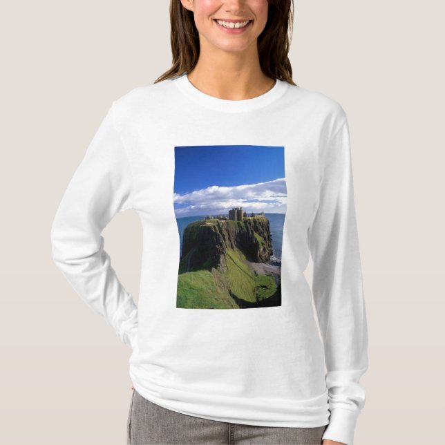 Camiseta Escocia, Aberdeen. Castillo de Dunnotar. (Anverso)