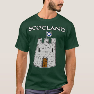 Camiseta Escocia Bandera Castillo Escocia Día de San Andrés