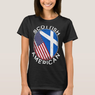 Camiseta Escocia Bandera estadounidense Patriota Escocia