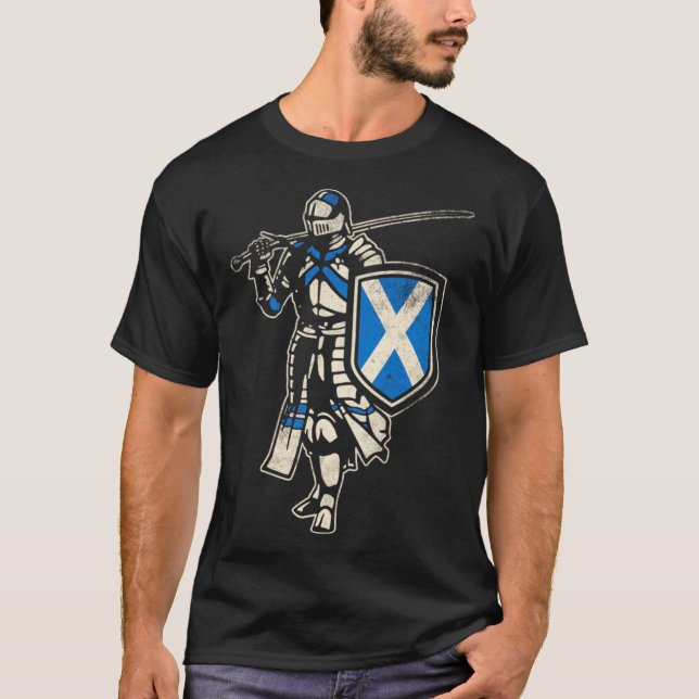 Camiseta Escocia Caballero escocés (Anverso)