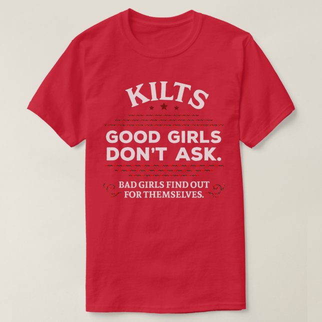 Camiseta Escocia divertida mata a buenos Chicas que no preg (Diseño del anverso)