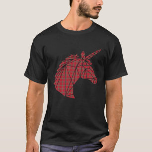 Camiseta Escocia Escocia Unicornio Plaid Tartan Day Scotti