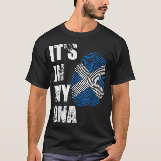 CAMISETA ESCOCIA, ESTÁ EN MI BANDERA DE ESCOCIA DE ADN DIST