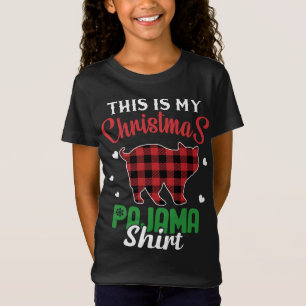 Camiseta Escocia Fold Cat Avers Regalos Esto Es Mi Christma