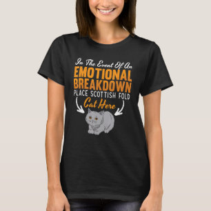 Camiseta Escocia Fold Cat Longhair Highland Kitten Dueño 5