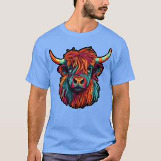Camiseta Escocia Hairy Highland Cow
