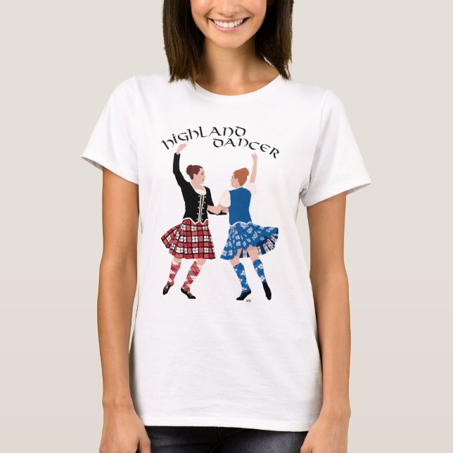 Camiseta Escocia Highland Dance Reel (Anverso)