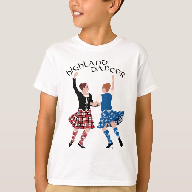Camiseta Escocia Highland Dance Reel (Anverso)