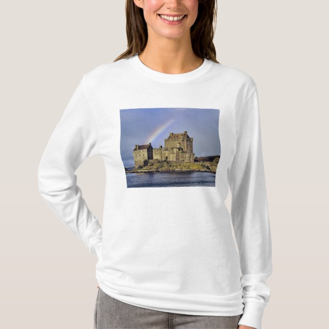 Camiseta Escocia, Highland, Wester Ross, Eilean Donan (Anverso)